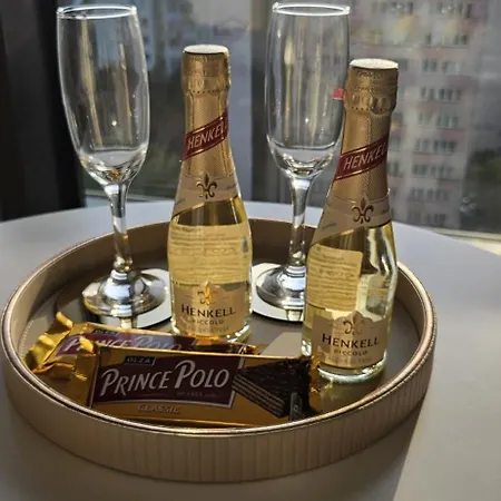 Golden Horizon Hanza Tower - & Sky View Lejlighed Stettin