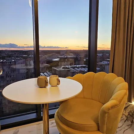 Lejlighed Golden Horizon Hanza Tower - & Sky View Stettin