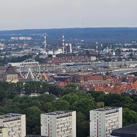 Golden Horizon Hanza Tower - & Sky View Lejlighed *