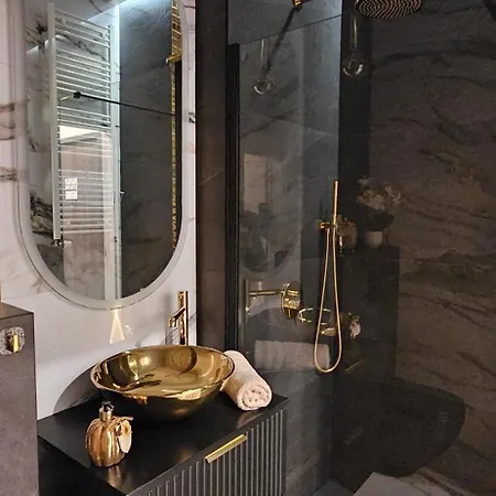 Golden Horizon Hanza Tower - & Sky View Lejlighed Stettin