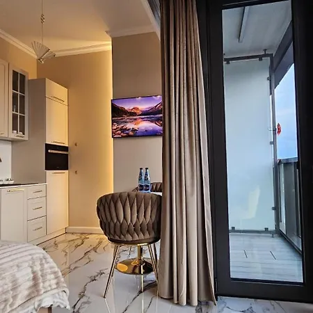 Golden Horizon Hanza Tower - & Sky View Lejlighed Stettin