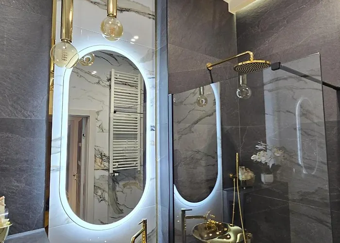 Апартаменты Golden Horizon Hanza Tower - & Sky View Щецин