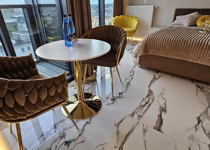 Golden Horizon Hanza Tower - & Sky View * Щецин