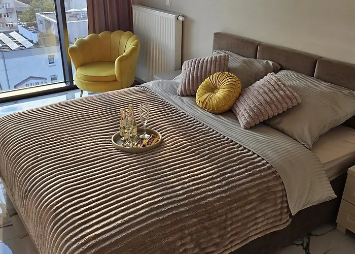 Golden Horizon Hanza Tower - & Sky View Щецин