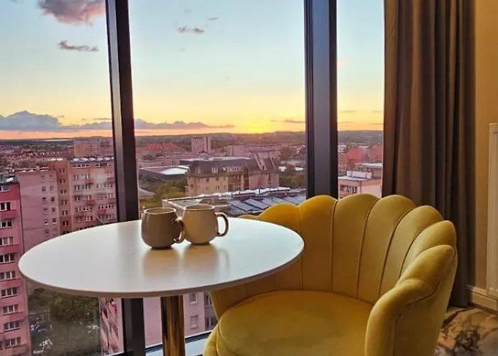 Golden Horizon Hanza Tower - Spa&sky View Apartament *